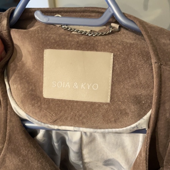 Size medium Soia & Kyo suede jacket - Picture 4 of 4